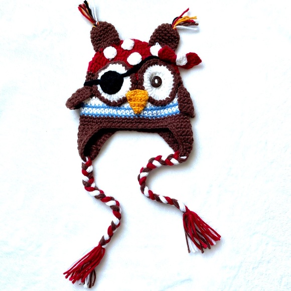 The Daisy Baby Other - Owl Crochet Hat